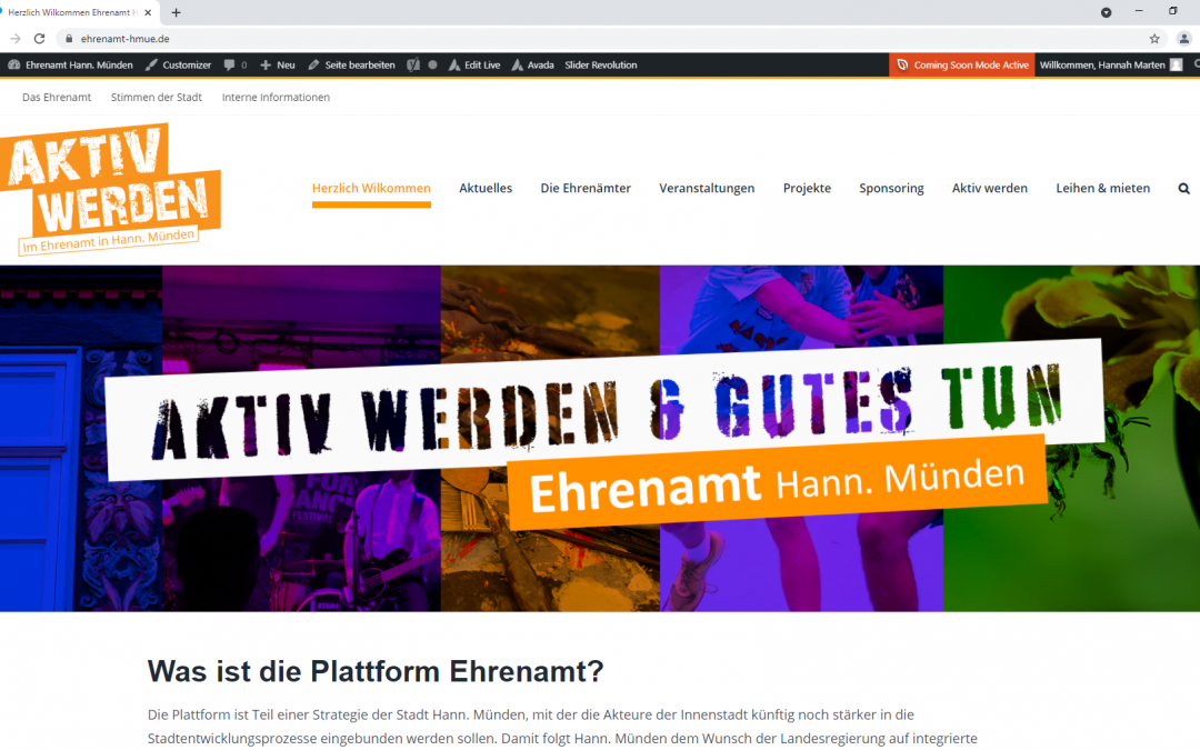 Internetplattform für das Ehrenamt in Hann. Münden geht online