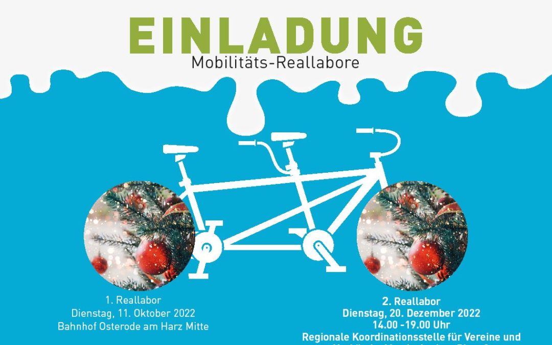Mobilität in Osterode am Harz: 2. Reallabor am 20. Dezember