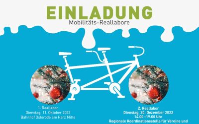 Mobilität in Osterode am Harz: 2. Reallabor am 20. Dezember